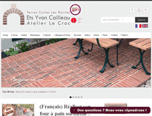 Tablet Screenshot of cailleau.fr